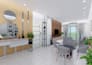 do architectural interior design with realistic 3d rendering